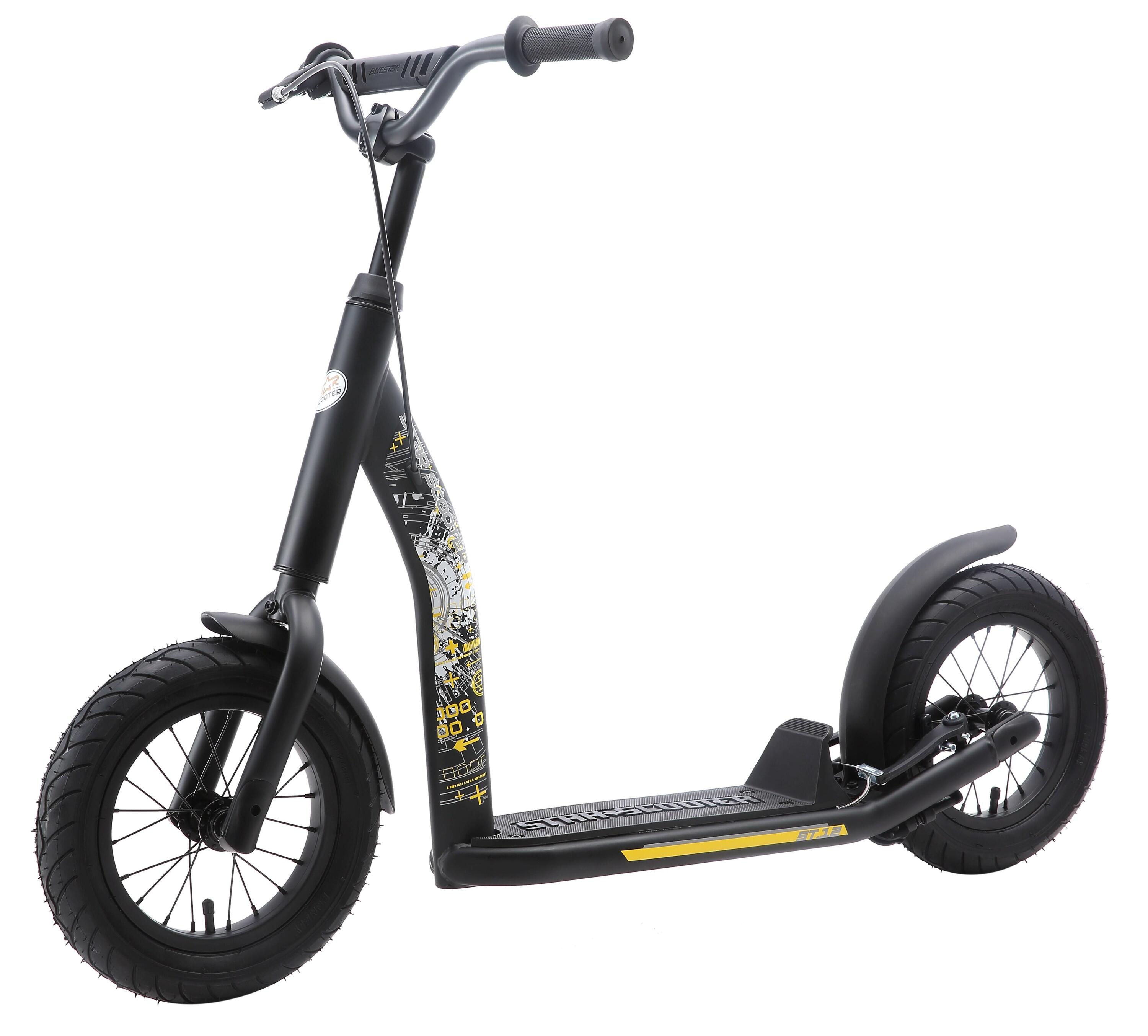 Monopattino con grandi ruote 12", per bambini 8 anni, pneumatici ad aria, NewGen 3/5
