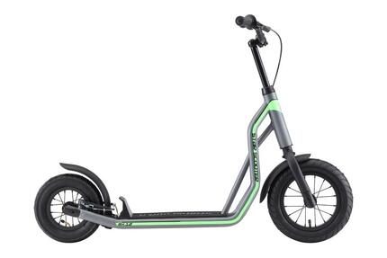 Trottinette grandes roues 12", pour enfants de 8 ans, pneus gonflables, Mixed