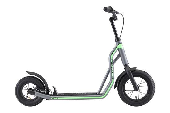 Trottinette grandes roues 12", pour enfants de 8 ans, pneus gonflables, Mixed