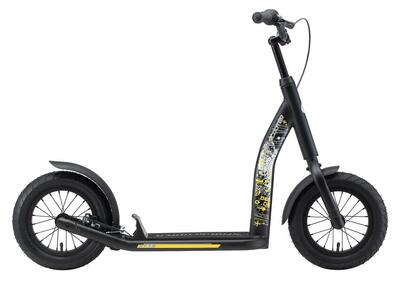 Monopattino con grandi ruote 12". per bambini 8 anni. pneumatici ad aria. NewGen