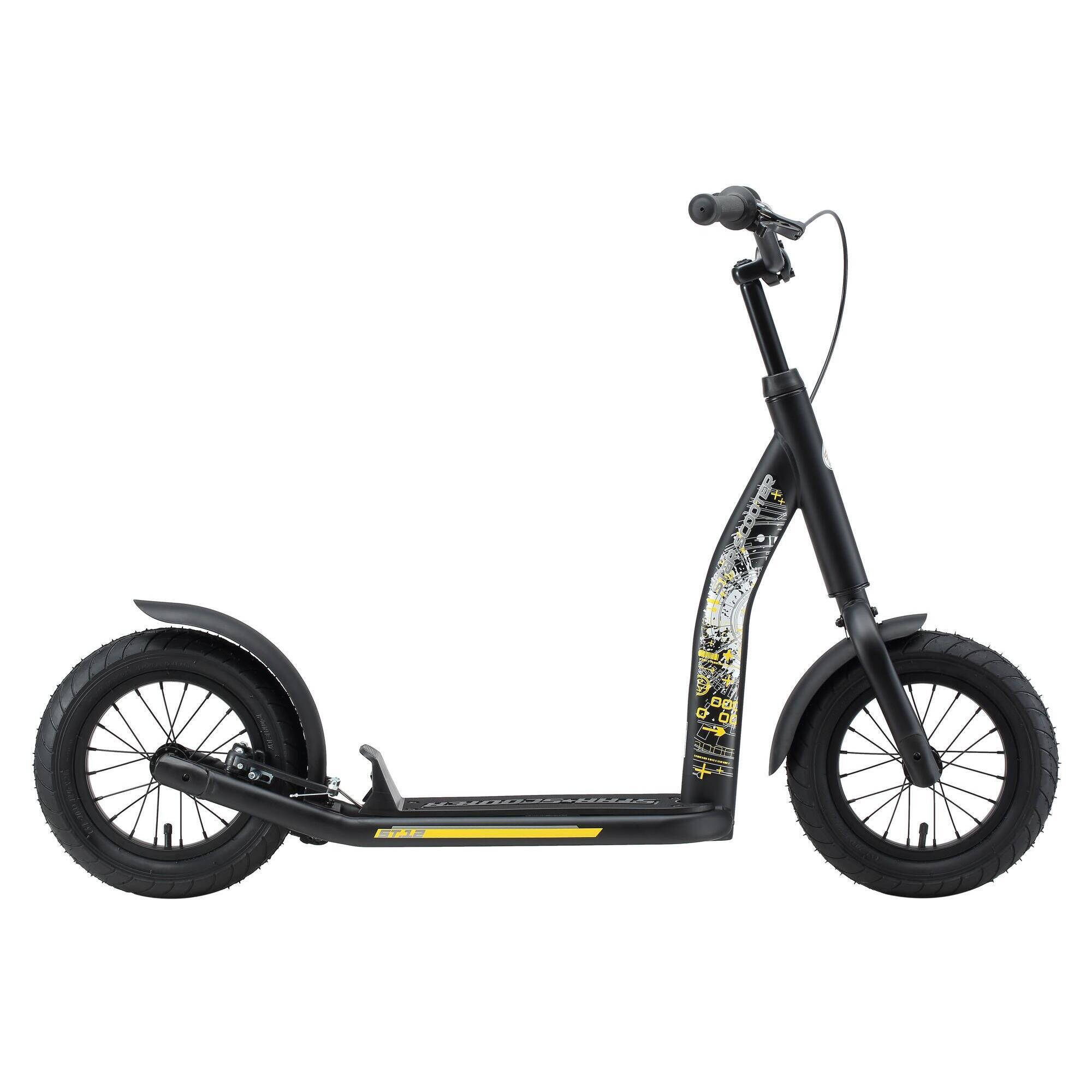 Star Scooter - Trottinette Grandes Roues 12", Pour Enfants De 8 Ans, Pneus Gonflables, Newgen - Trottinette - Noir - Taille Unique - Decathlon