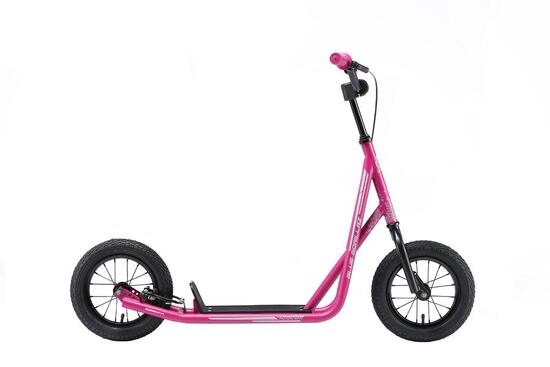 Trottinette grandes roues 12", pour enfants de 8 ans, pneus gonflables, Sport