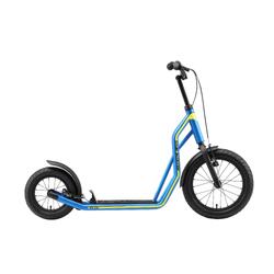 STAR SCOOTER autoped 16 inch + 12 inch, blauw