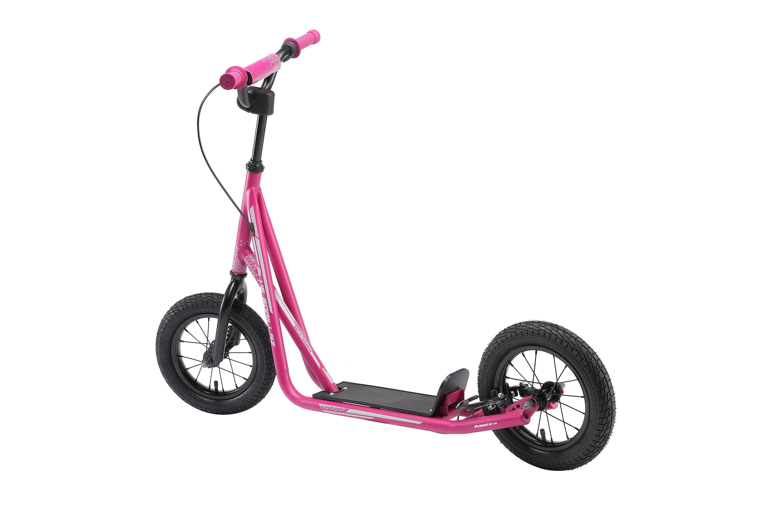 Trottinette grandes roues 12", pour enfants de 8 ans, pneus gonflables, Sport 4/5