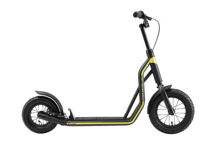 Trottinette grandes roues 12", pour enfants de 8 ans, pneus gonflables, Mixed