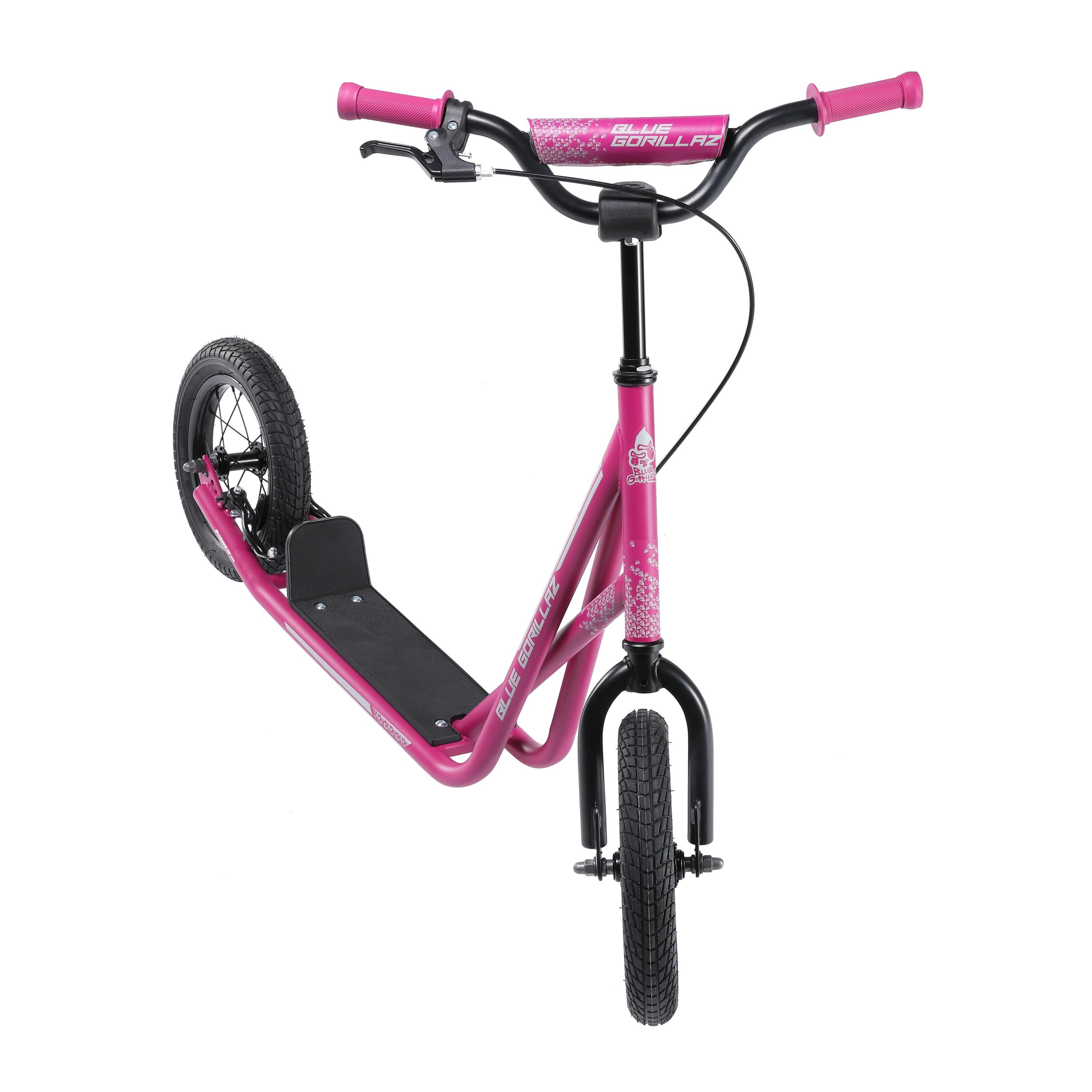 Trottinette grandes roues 12", pour enfants de 8 ans, pneus gonflables, Sport 3/5