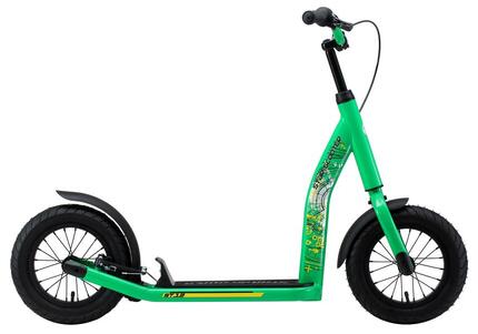 Trottinette grandes roues 12", pour enfants de 8 ans, pneus gonflables, NewGen