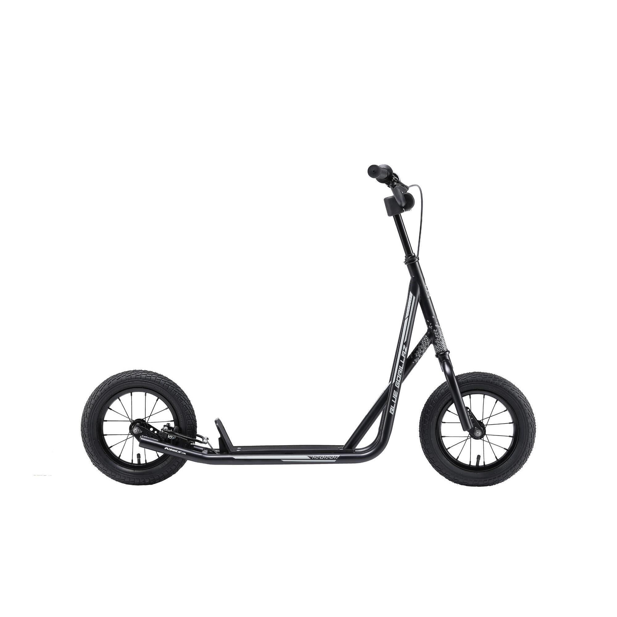 Blue Gorillaz - Trottinette Grandes Roues 12", Pour Enfants De 8 Ans, Pneus Gonflables, Sport - Trottinette - Noir - Taille Unique - Decathlon