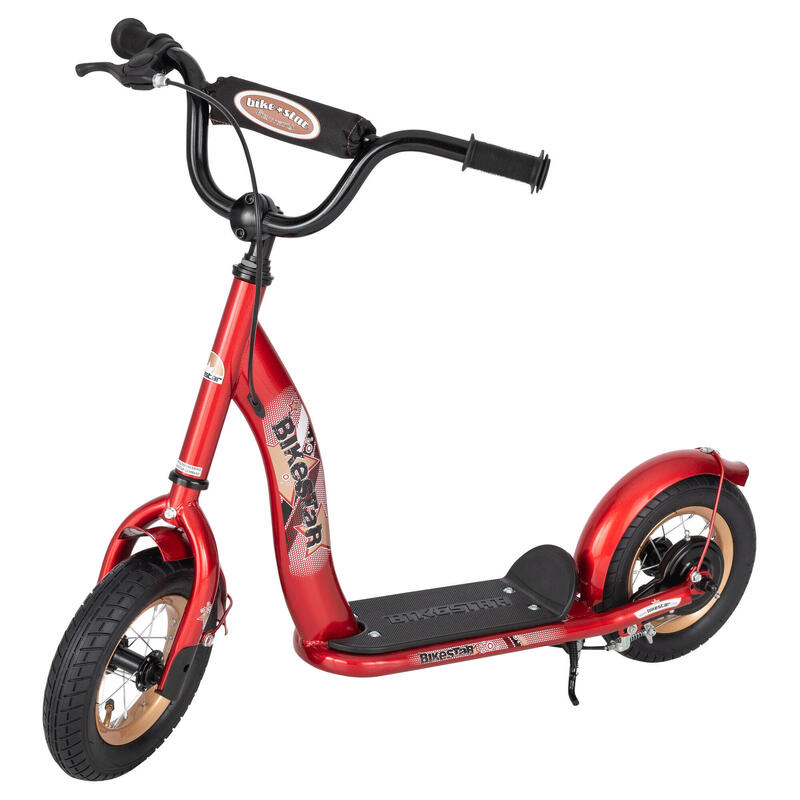 Bikestar Classic, autoped, 10 inch, rood