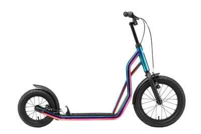 Monopattino con grandi ruote 16". per bambini 8 anni. pneumatici ad aria. Mixed
