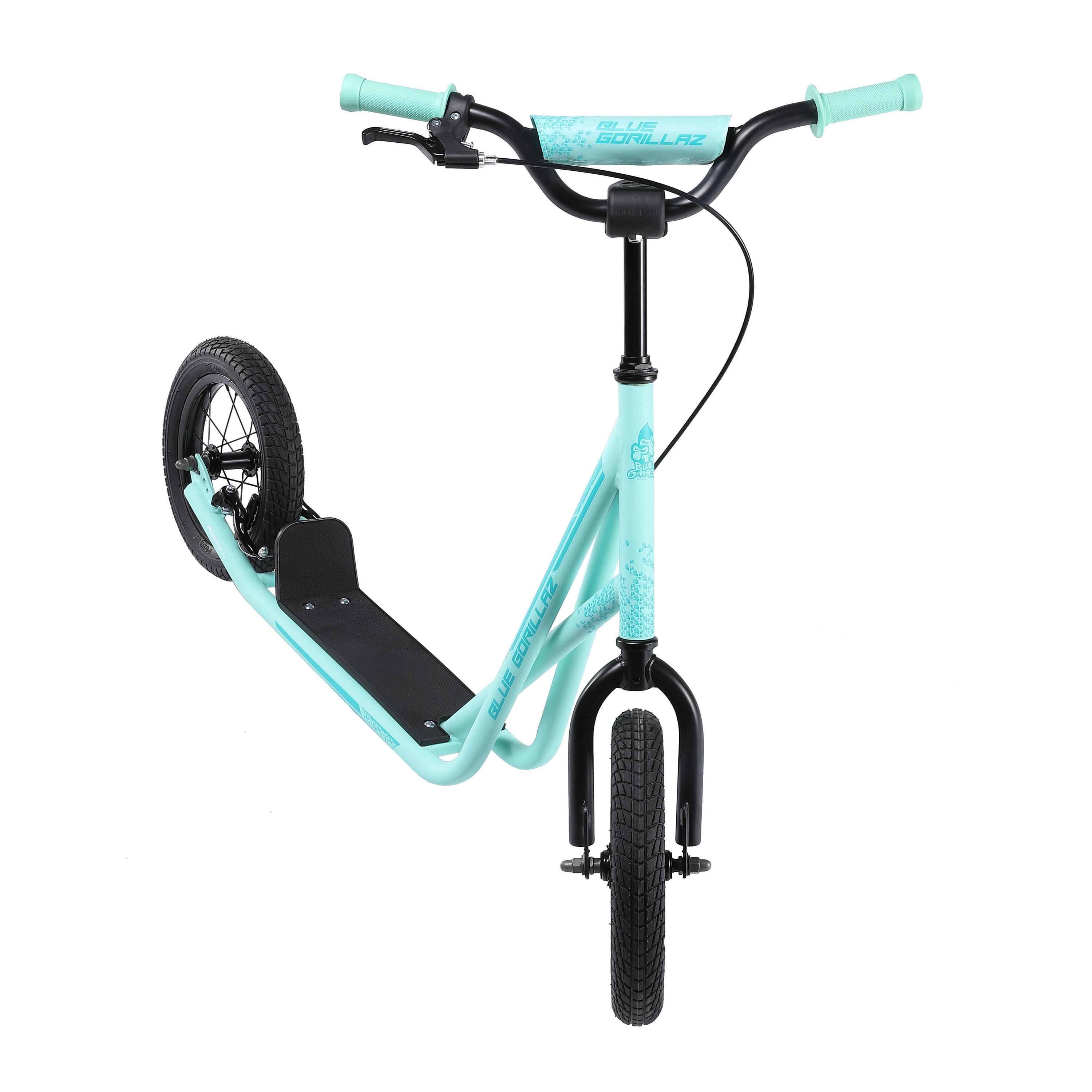 Trottinette grandes roues 12", pour enfants de 8 ans, pneus gonflables, Sport 3/5