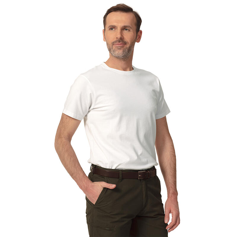 T-shirt myśliwski Tagart Fnt White wysokiej jakości bawełna