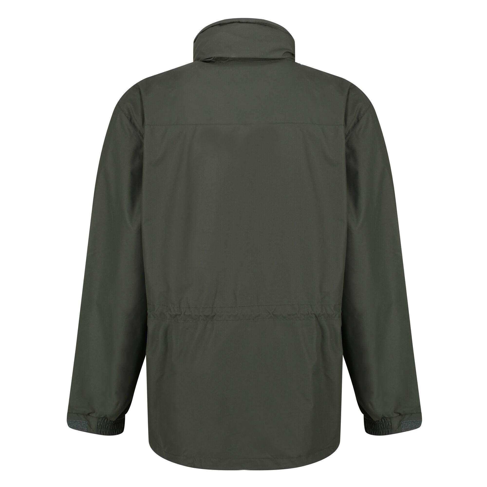 Mens Vertex III Waterproof Breathable Jacket (Dark Olive) 2/5