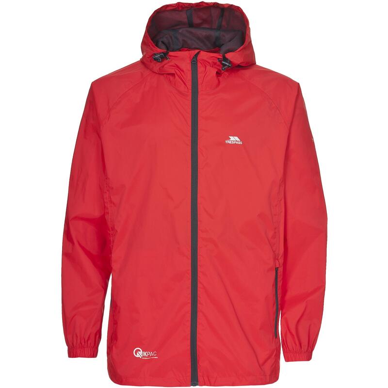 Veste imperméable QIKPAC Adulte (Rouge vif)