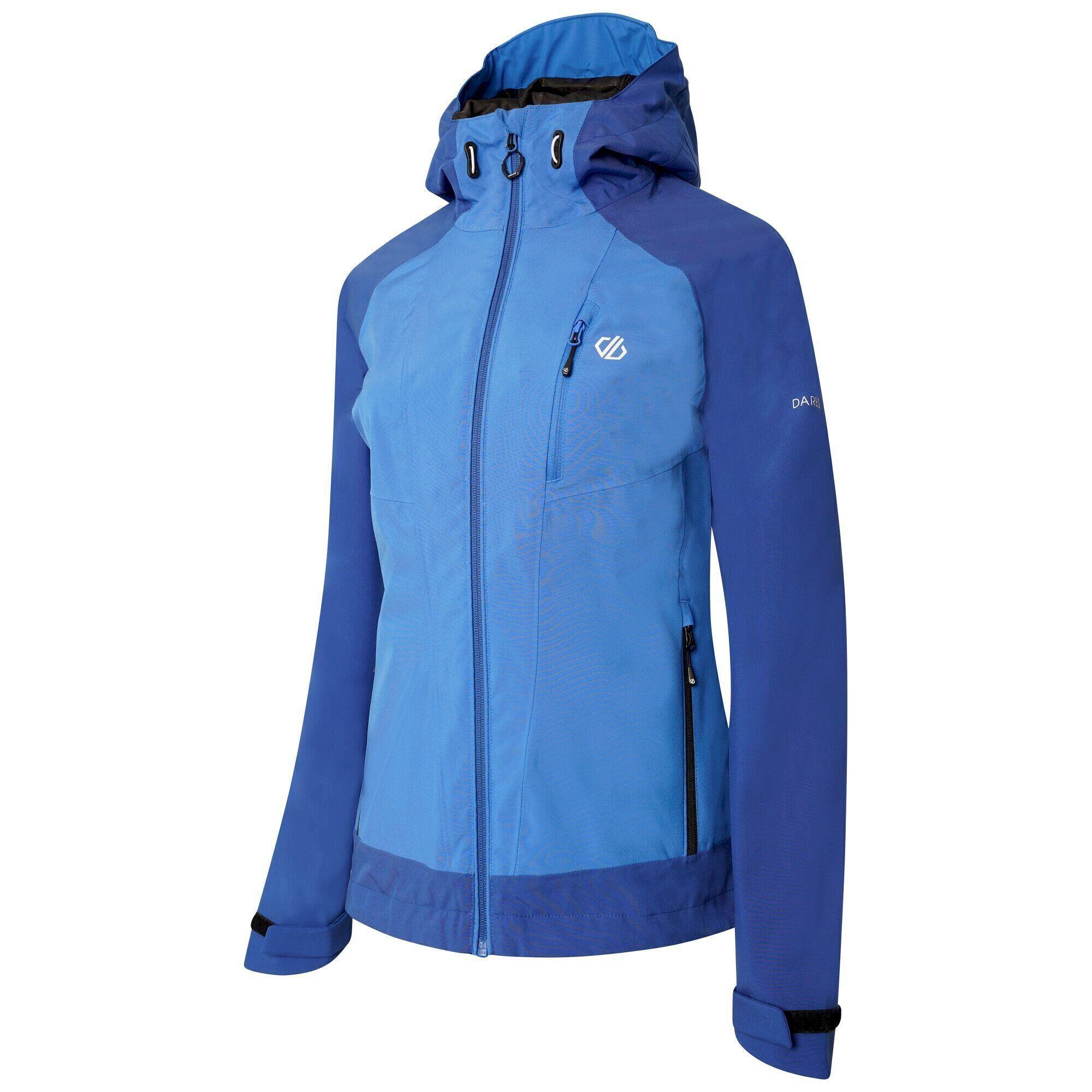 Womens/Ladies Veritas Era Recycled Waterproof Jacket (Stellar Blue/Space Blue) 3/5