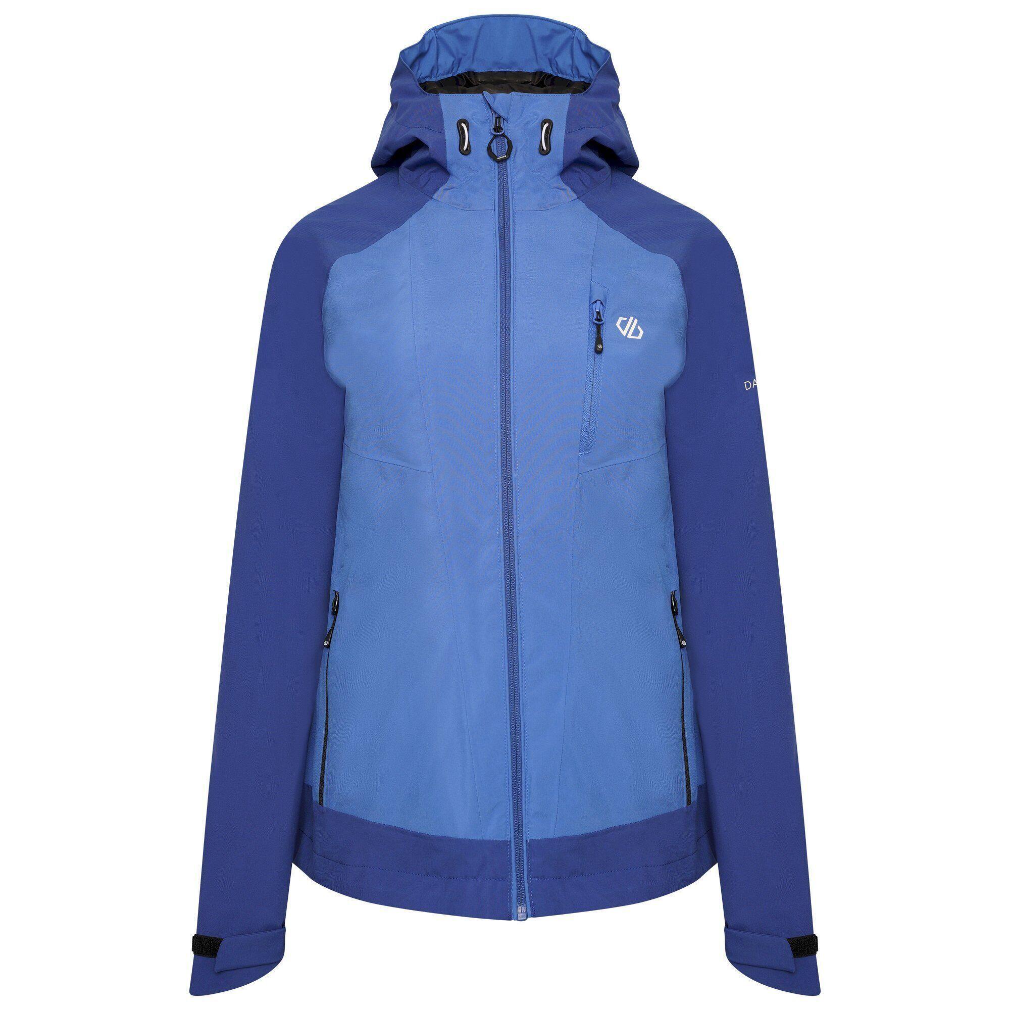 DARE 2B Womens/Ladies Veritas Era Recycled Waterproof Jacket (Stellar Blue/Space Blue)