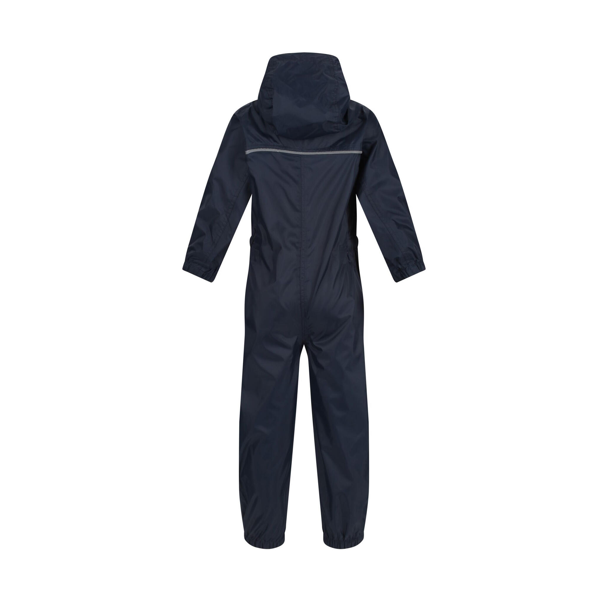 Great Outdoors Childrens Toddlers Puddle IV Waterproof Rainsuit (Navy) 3/5