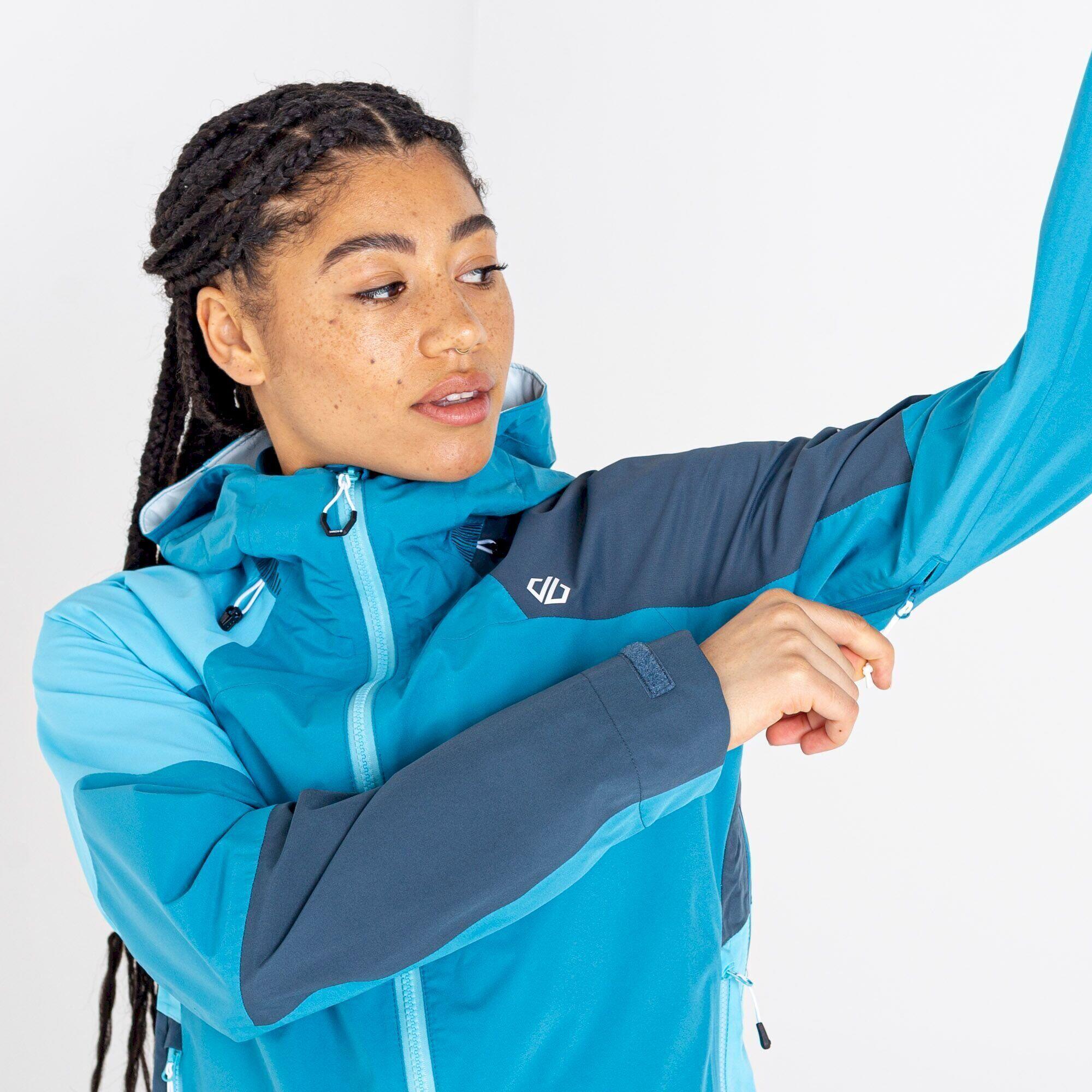 Womens/Ladies Checkpoint III Recycled Waterproof Jacket (Capri Blue/Crystal 4/5