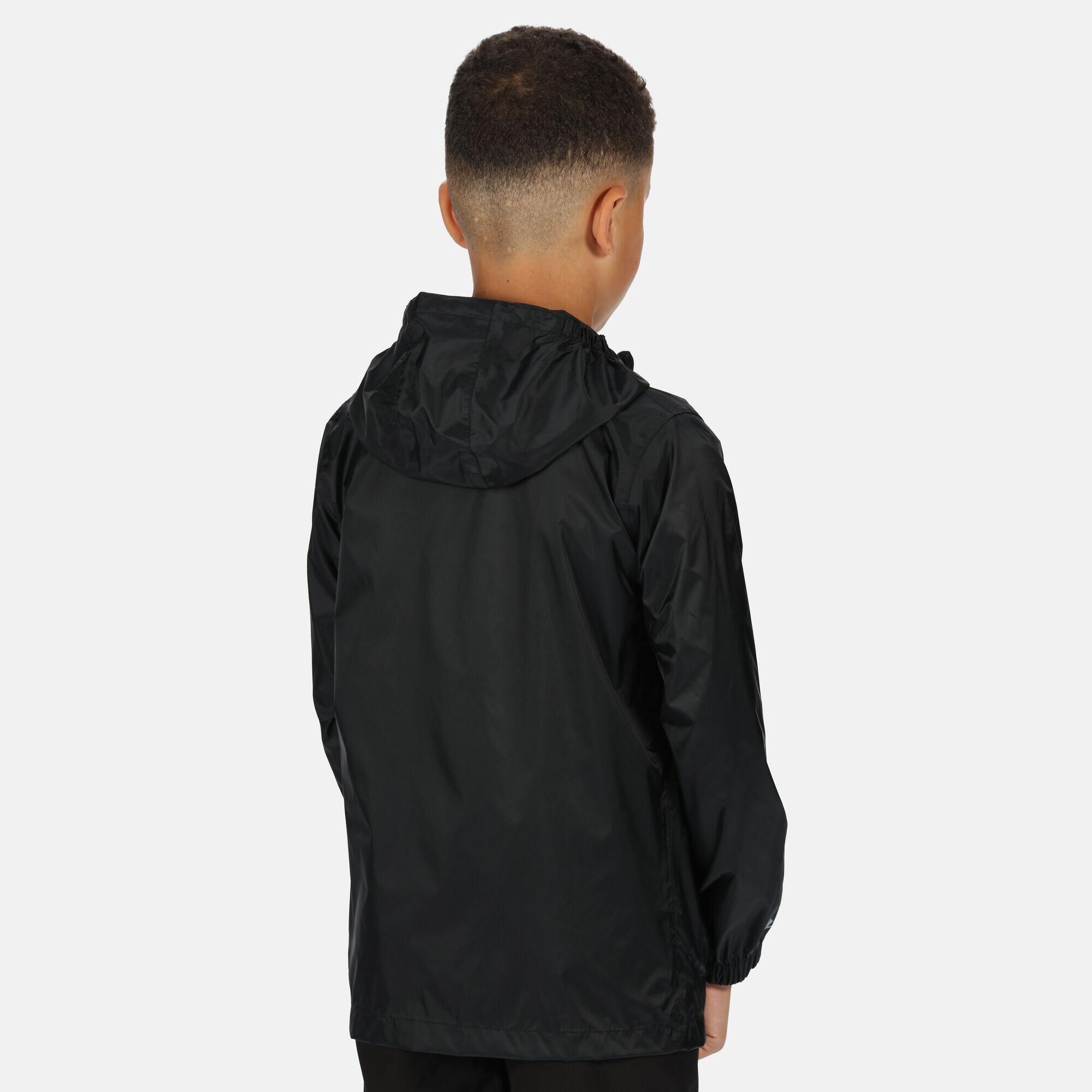 Great Outdoors Childrens/Kids Pack It Jacket III Waterproof Packaway Black 2/4