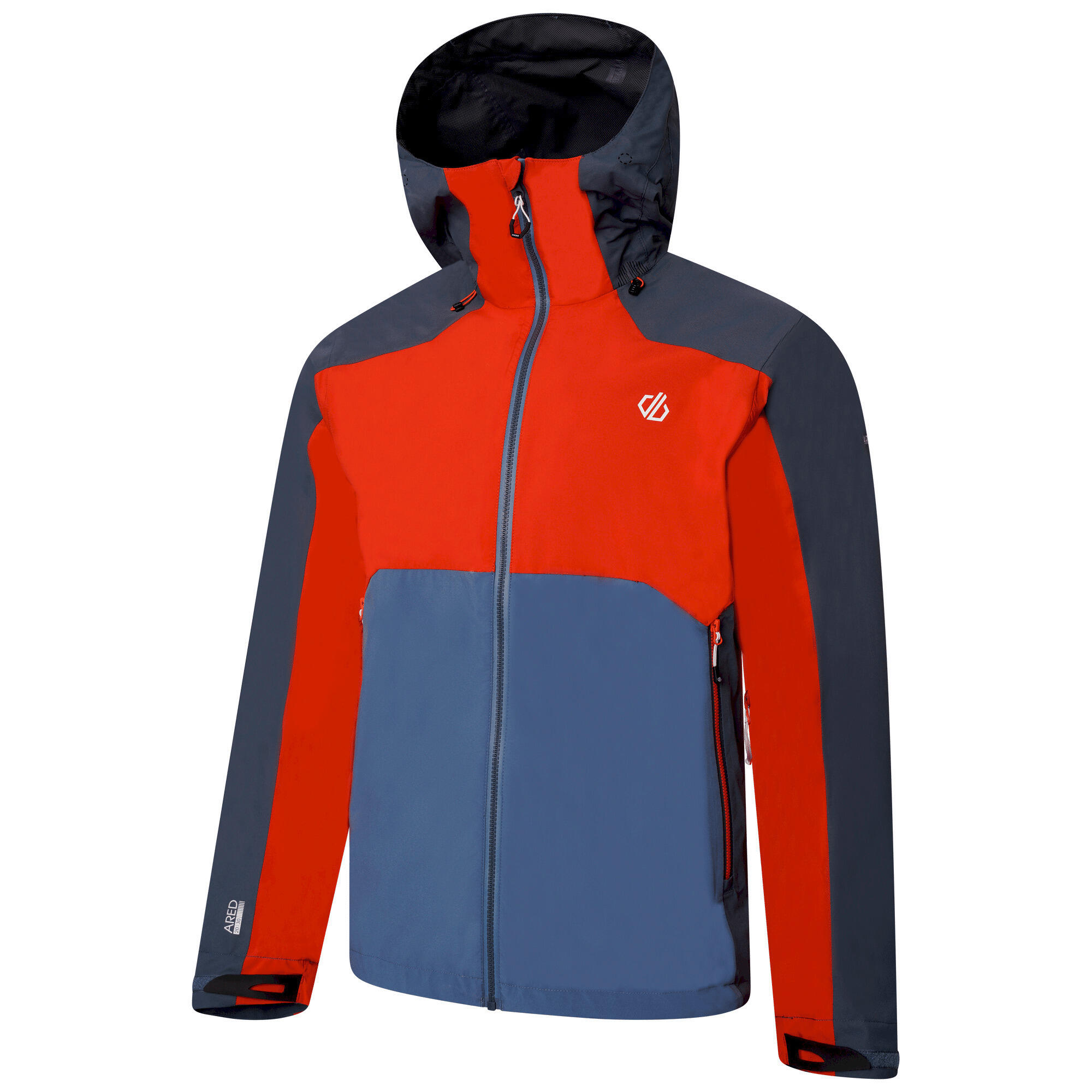 Mens Touchpoint II Waterproof Jacket (Burnt Salmon/Stellar Blue) 3/5