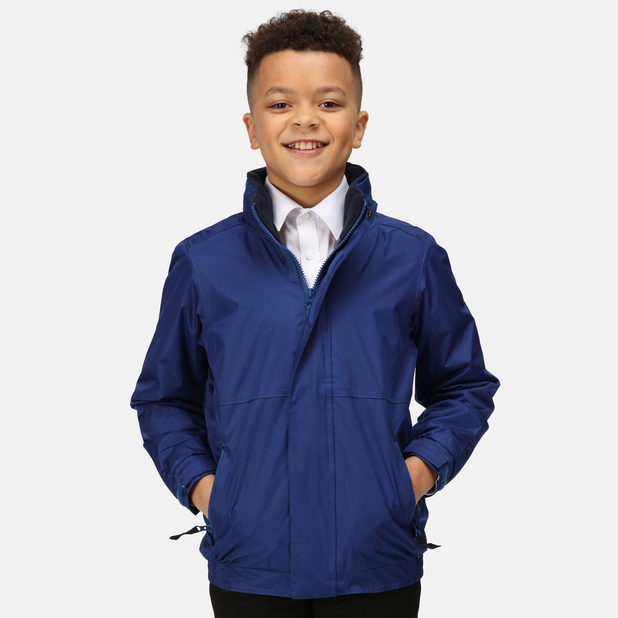 Kids/Childrens Waterproof Windproof Dover Jacket (Royal Blue/Navy) 4/5