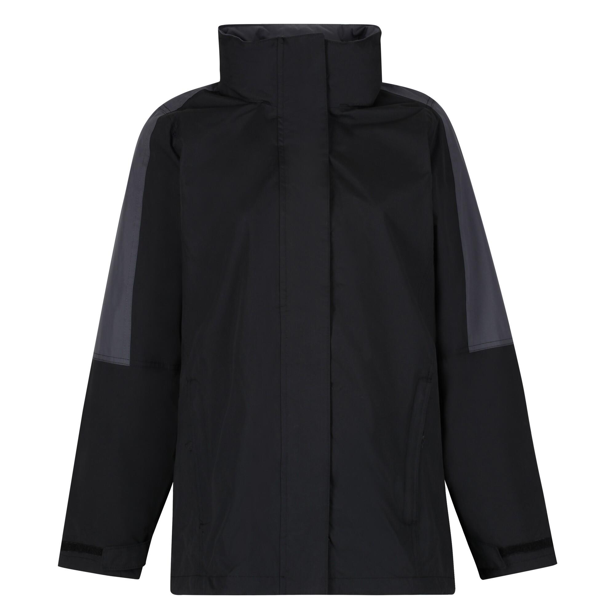 Womens/Ladies Defender III 3In1 Jacket (Waterproof & Windproof) (Black/Sealgrey) 1/5