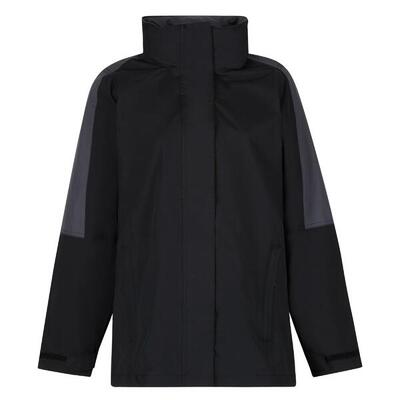 Regatta dames defender iii 3in1 jas (waterdicht & winddicht) (zwart/grijs)