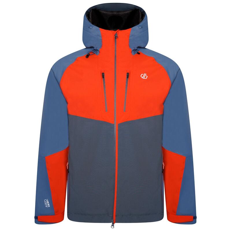 Veste imperméable SOARING Homme (Bleuet / Orange foncé)