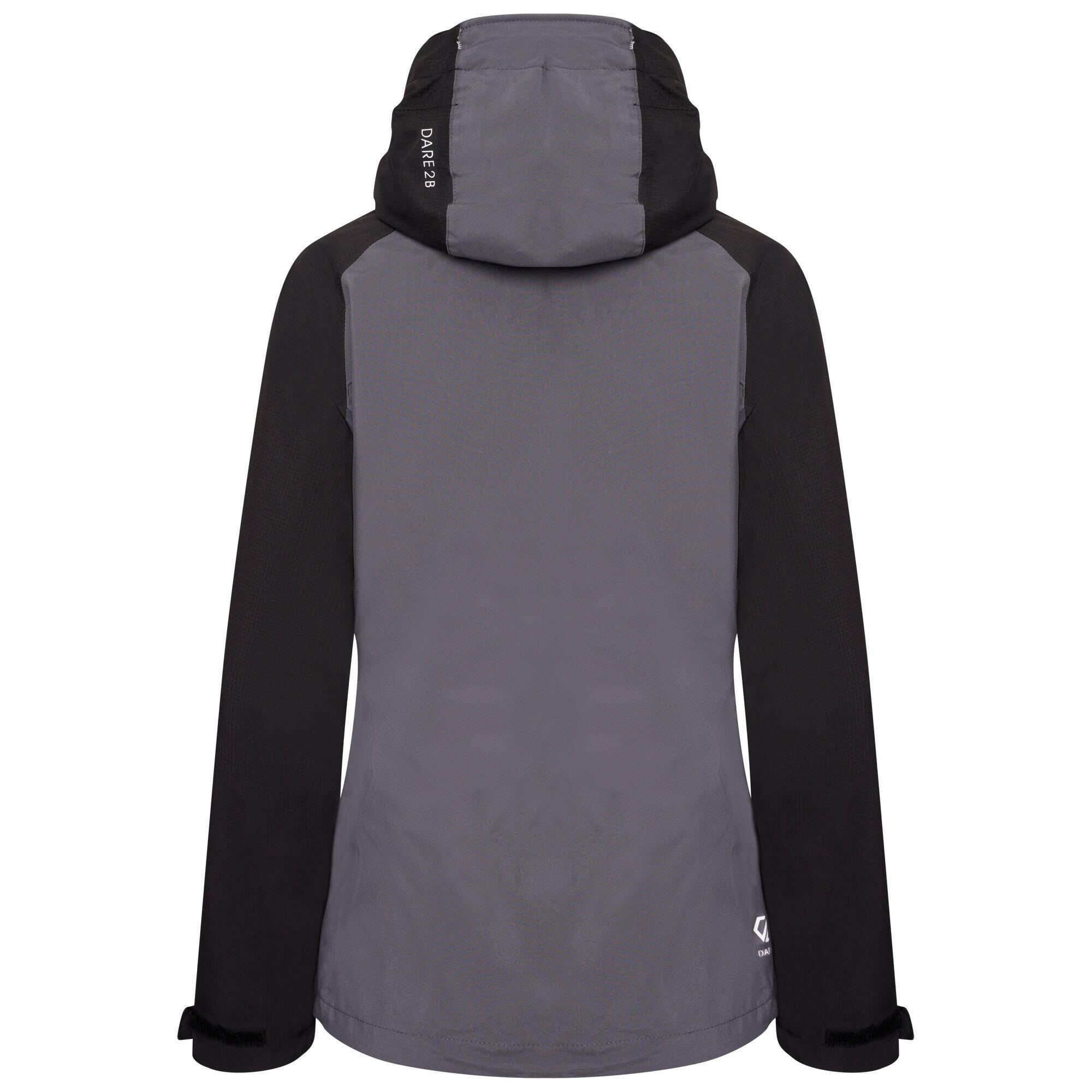 Womens/Ladies Veritas III Waterproof Jacket (Dark Storm Grey/Black) 2/5