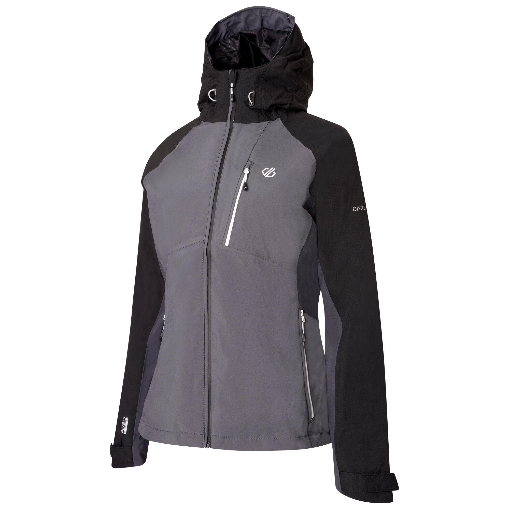 Womens/Ladies Veritas III Waterproof Jacket (Dark Storm Grey/Black) 3/5