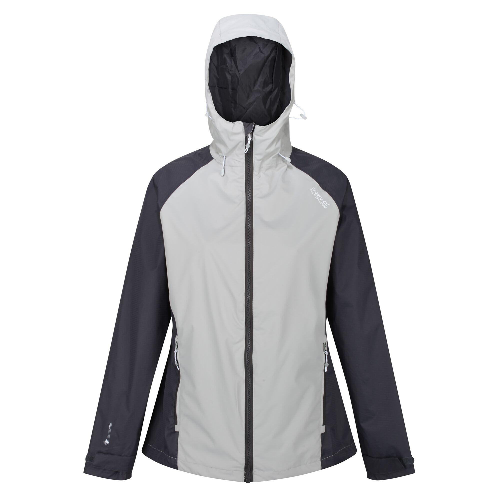 Women's ATTEN waterproof jacket (Light grey)