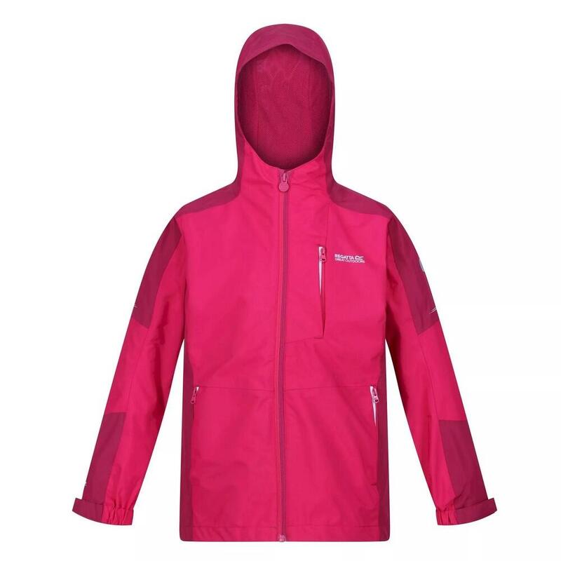 Veste imperméable CALDERDALE Enfant (Rose fluo / Pourpre)