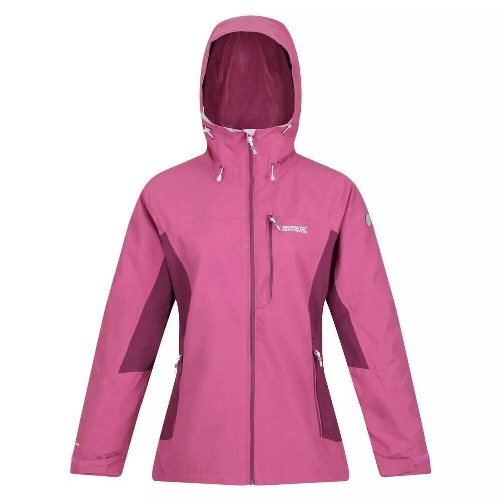 REGATTA Womens/Ladies Highton Stretch III Waterproof Jacket (Violet/Amaranth Haze)