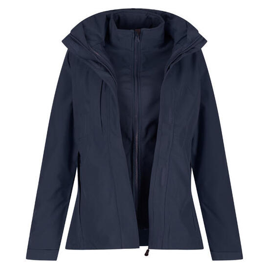 Professional Kingsley Veste Imperméable 3en1 Femme (Bleu Marine)
