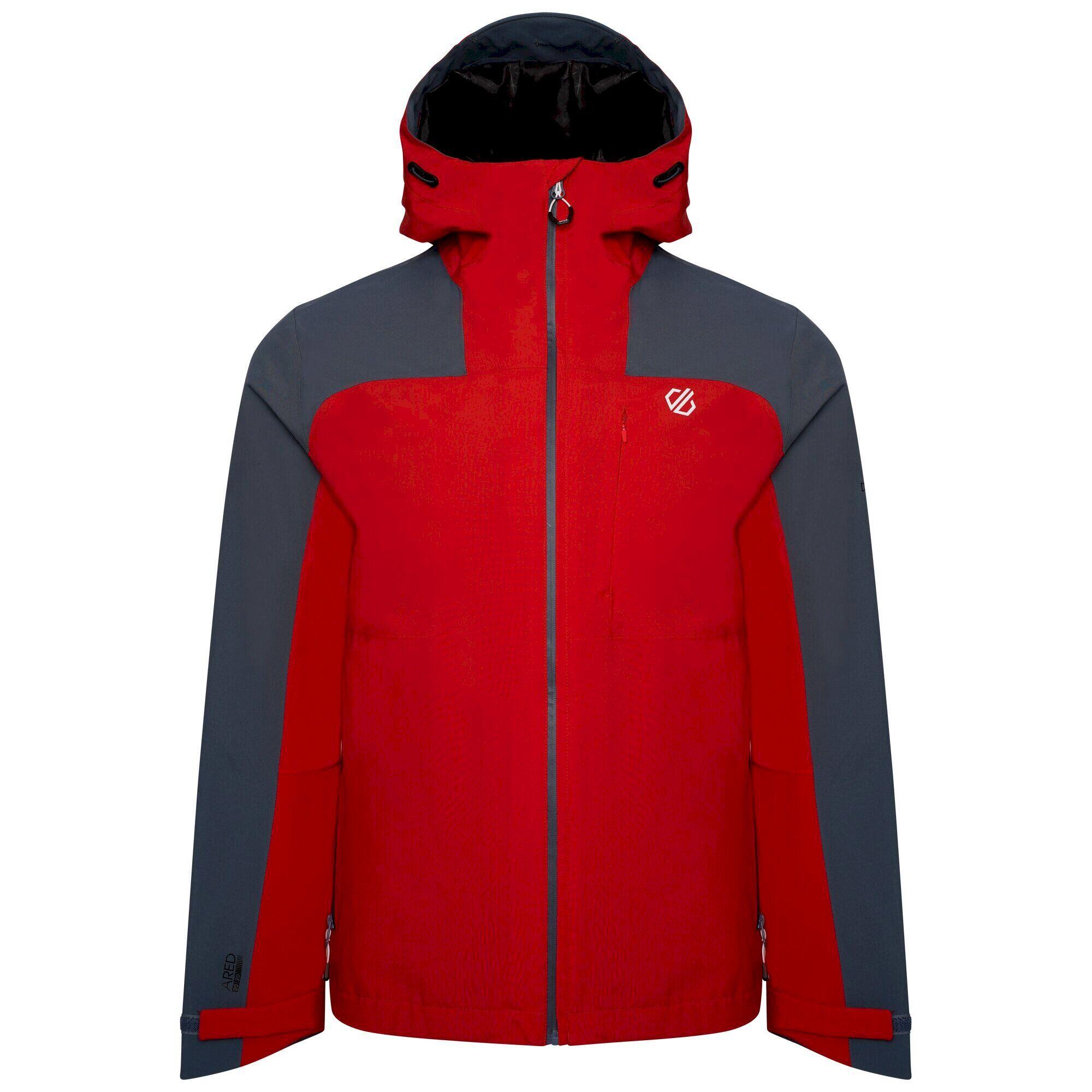 Mens The Jenson Button Edit Diluent Waterproof Jacket (Danger Red/Orion 1/5