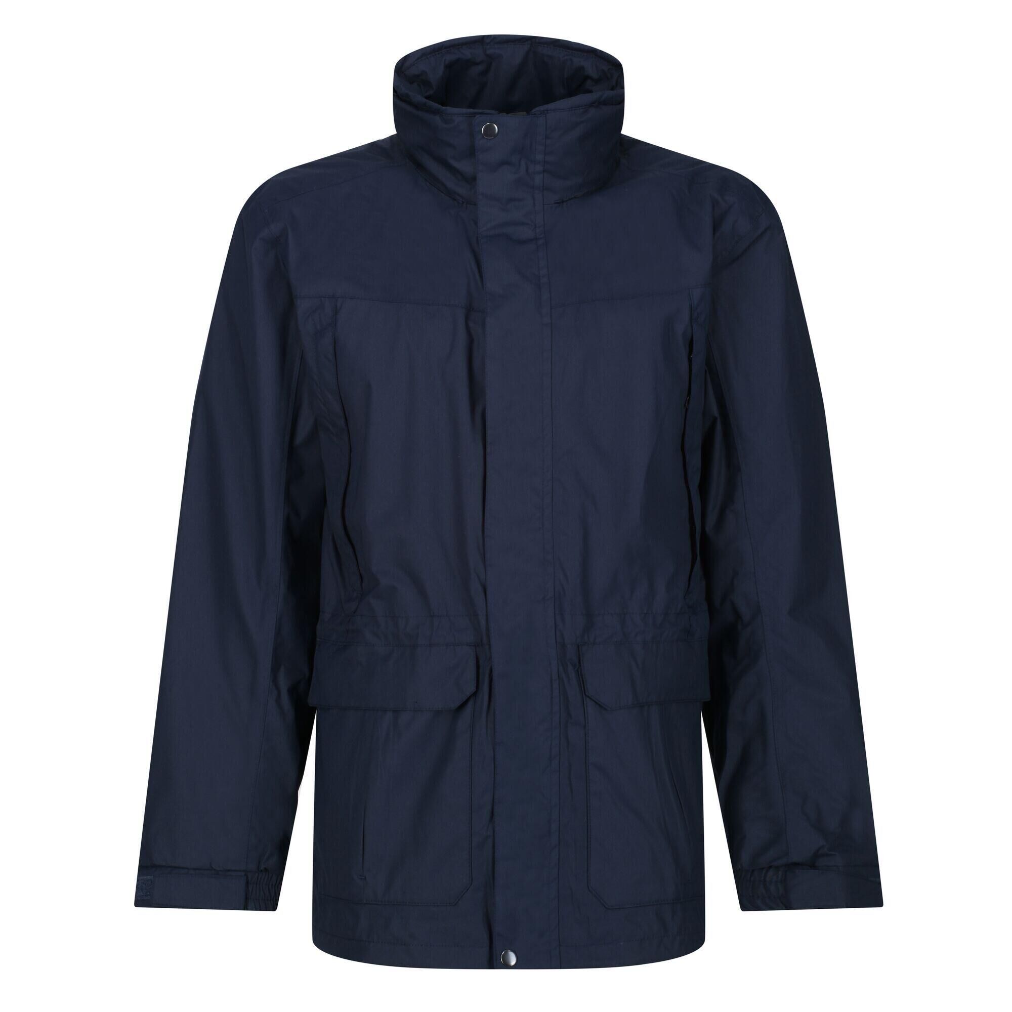 REGATTA Mens Vertex III Waterproof Breathable Jacket (Navy)