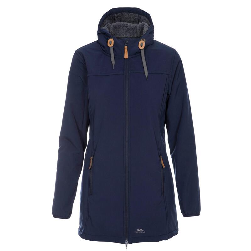 Veste imperméable longue KRISTEN Femme (Bleu marine)