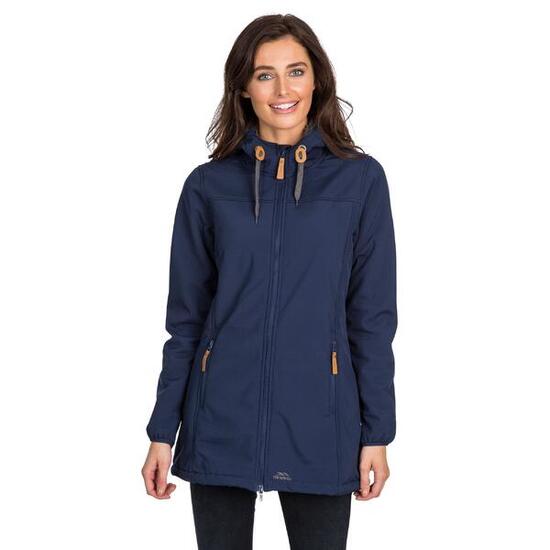 Veste Imperméable Longue KRISTEN Femme (Bleu Marine)