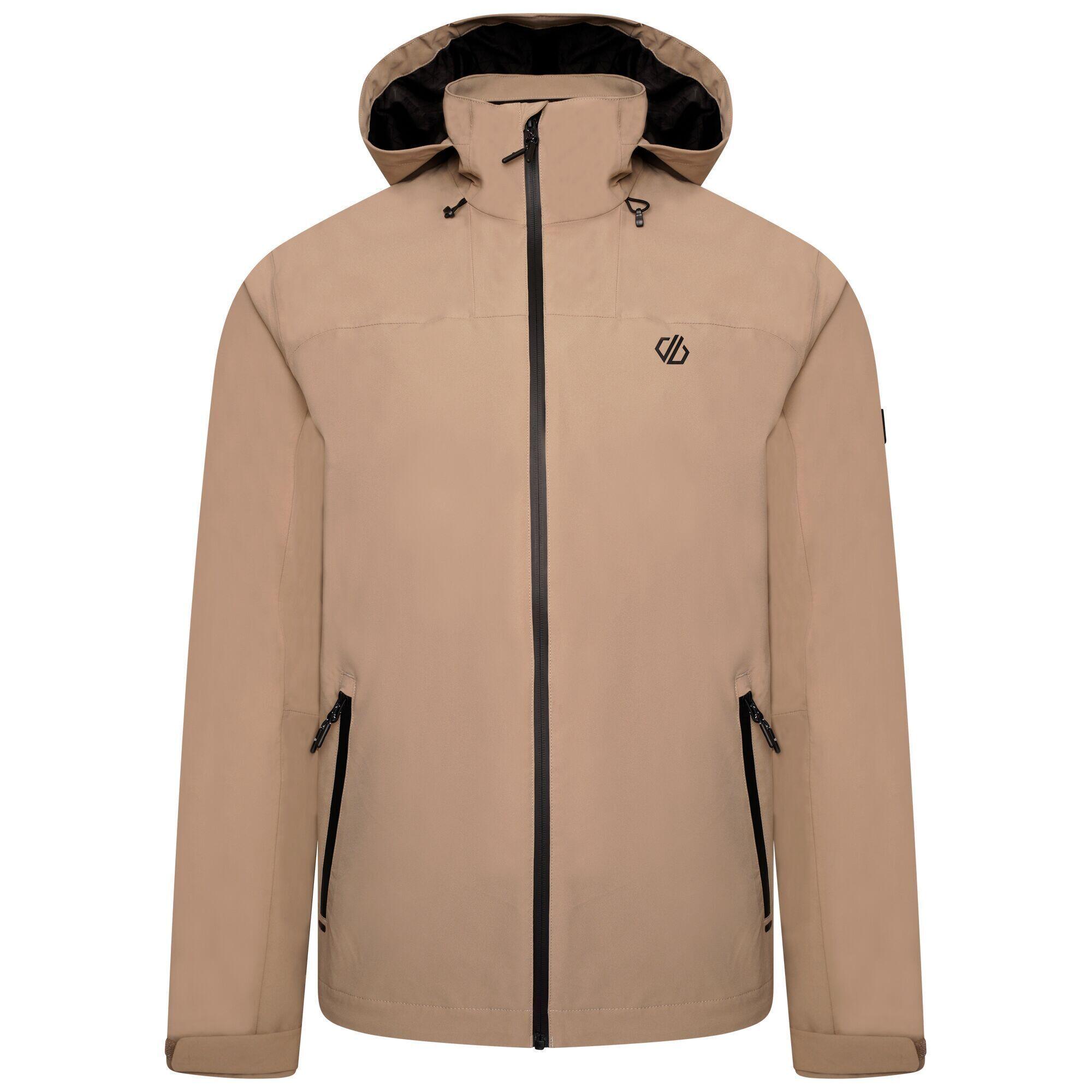 Mens Switch Out Recycled Waterproof Jacket (Gold Fawn) 1/5