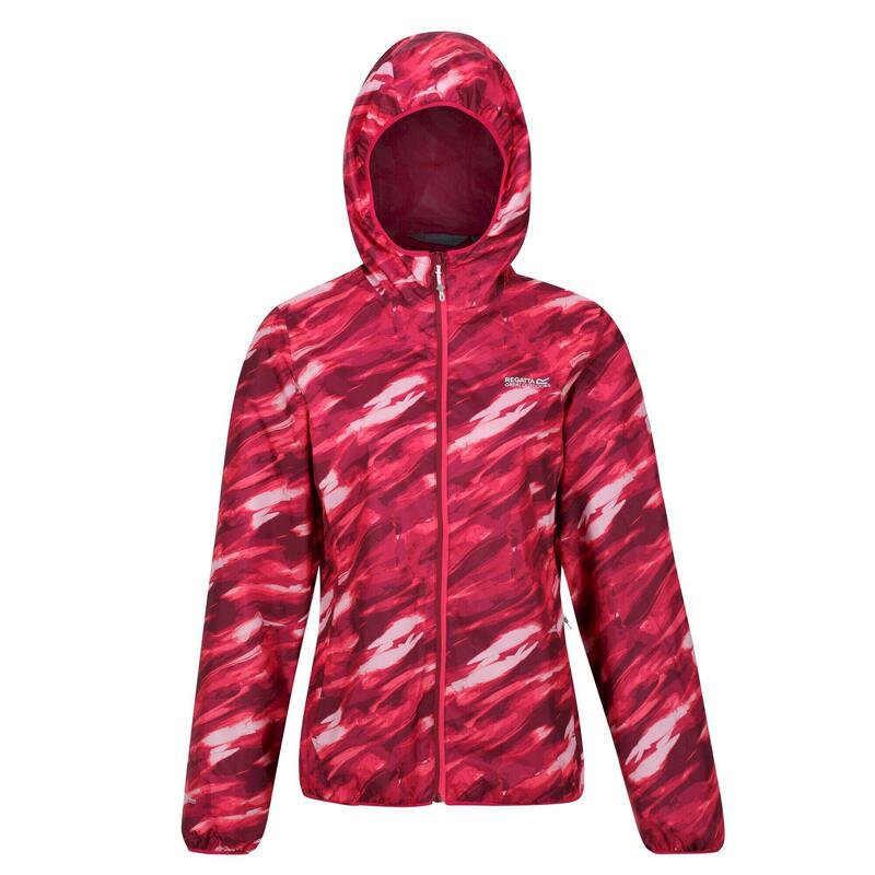 Chaqueta Impermeable Serenton Pincelada para Mujer Ciruela Salvaje