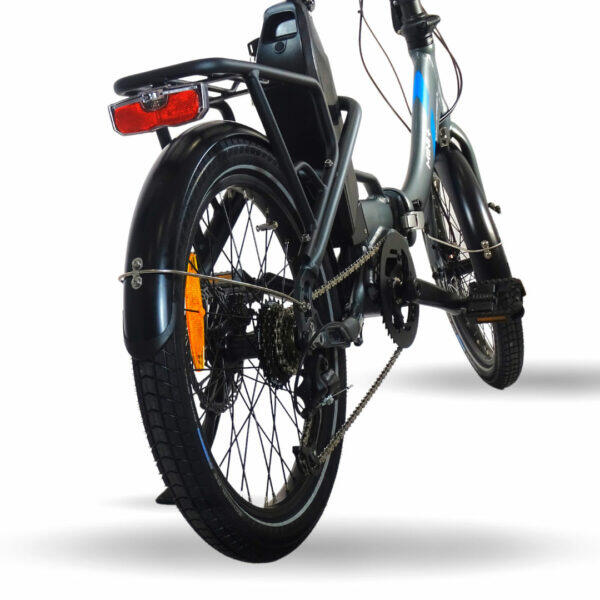 Vélo Pliant Électrique Urbanbiker Mini PLUS,Graphite, 20",Moteur Central,15Ah
