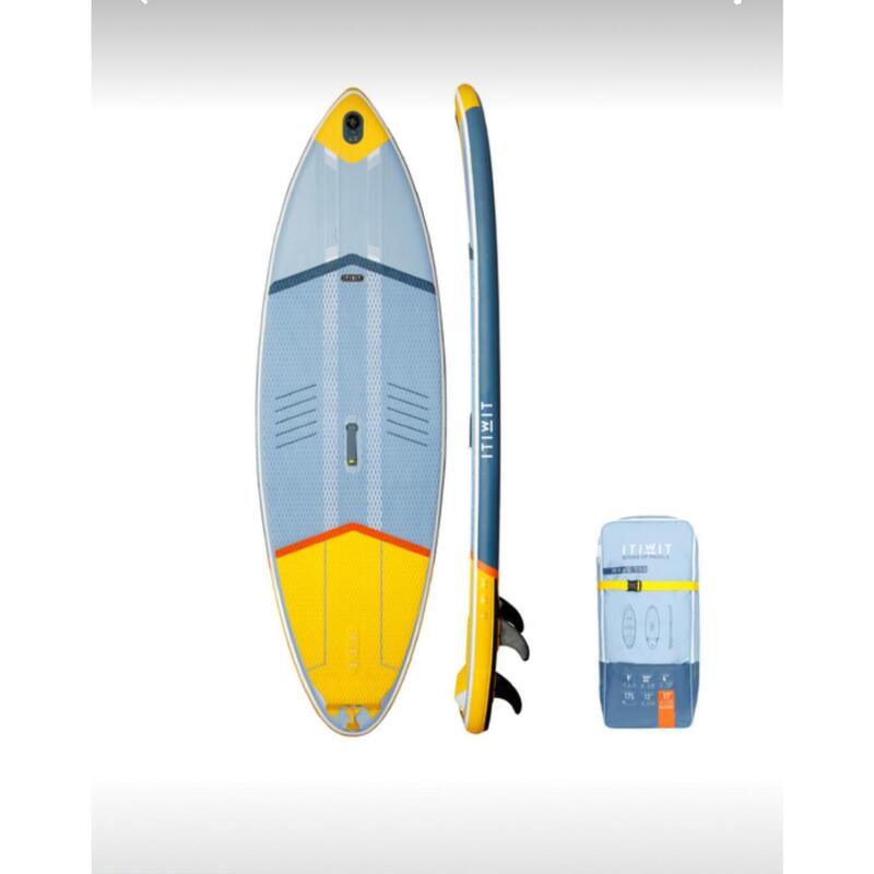 Tweedehands Opblaasbaar wave supboard 500 / 9' geel 175 l