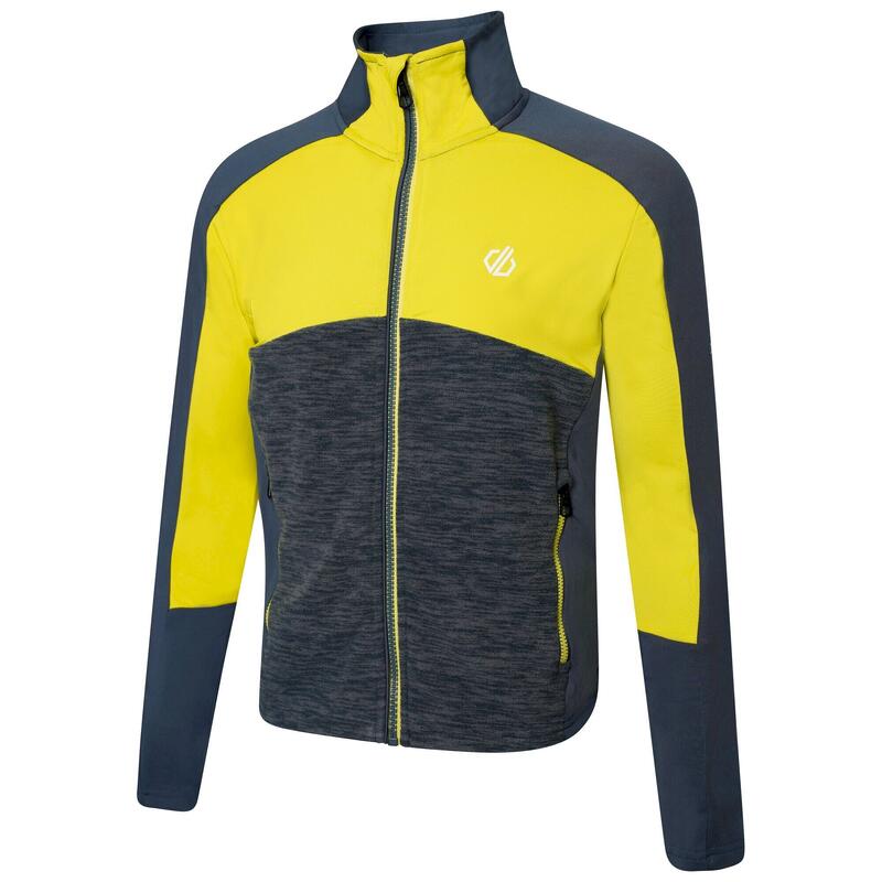 Kinderen/Kinderen Uitzondering Gerecycleerd Fleece Top (Orion Grijs/Neon Geel)