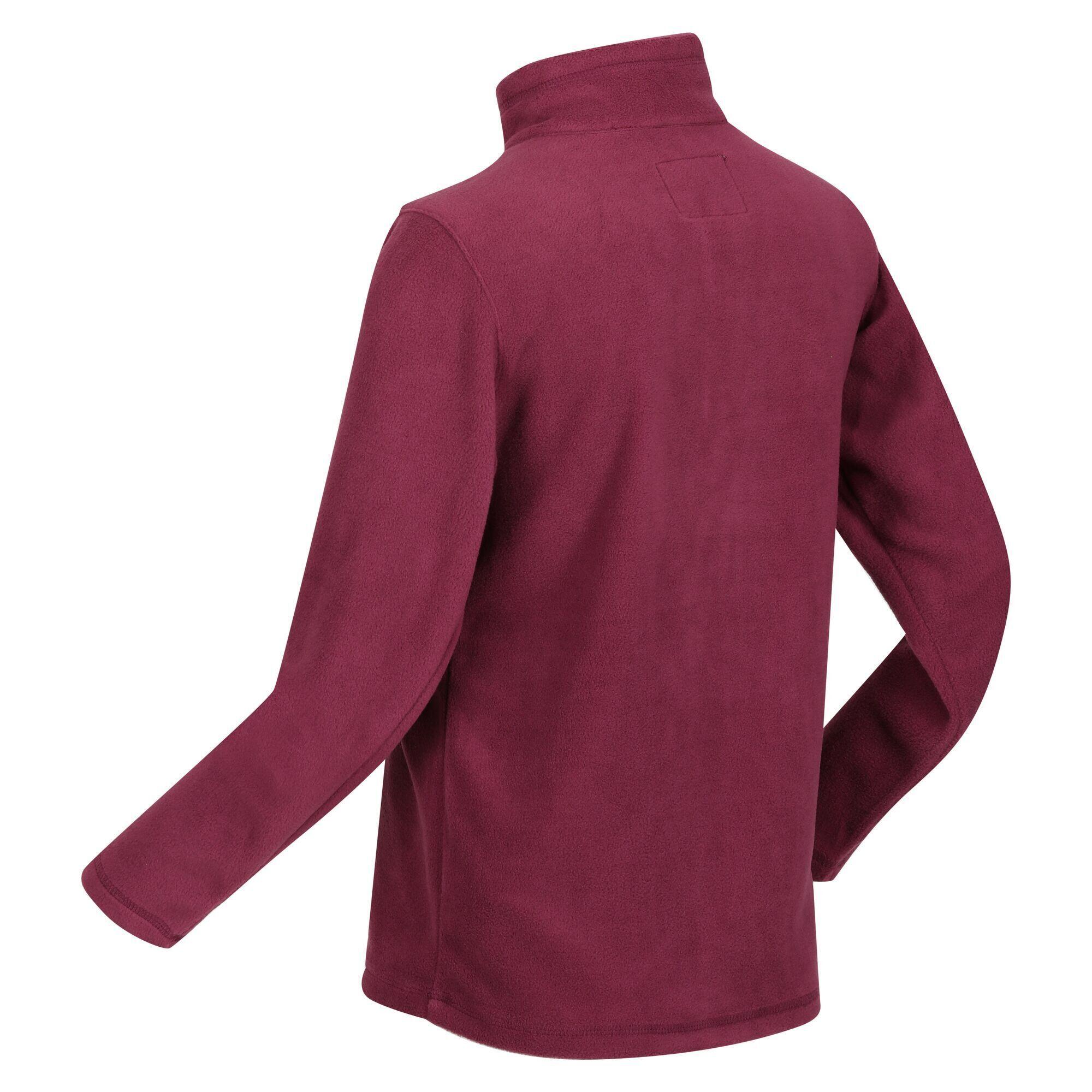 Great Outdoors Childrens/Kids Hot Shot II Half Zip Fleece Top (Amaranth Haze) 3/4