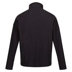 Geweldige Outdoors Heren Kenger Half Zip Honeycomb Fleece (Zwart)