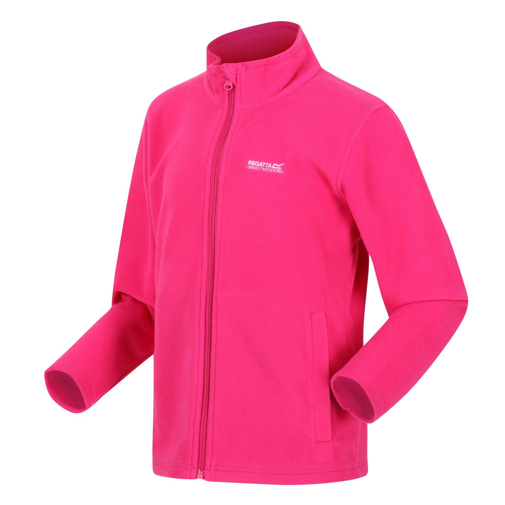 Great Outdoors Childrens/Kids King II Lightweight Full Zip Fleece Jacket (Pink 4/5