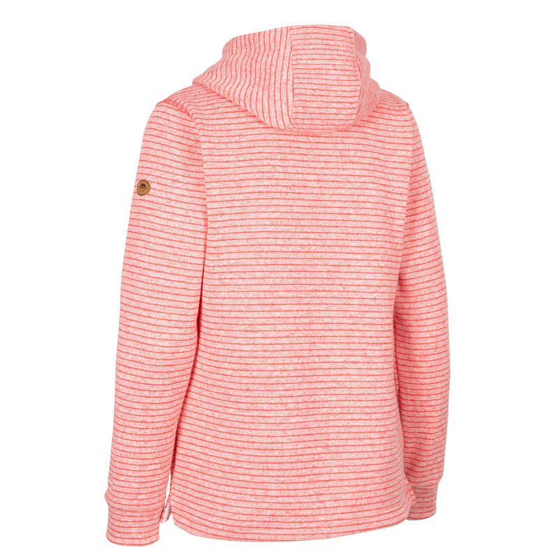 "Kari" Fleecejacke für Damen "Rhubarb" meliert