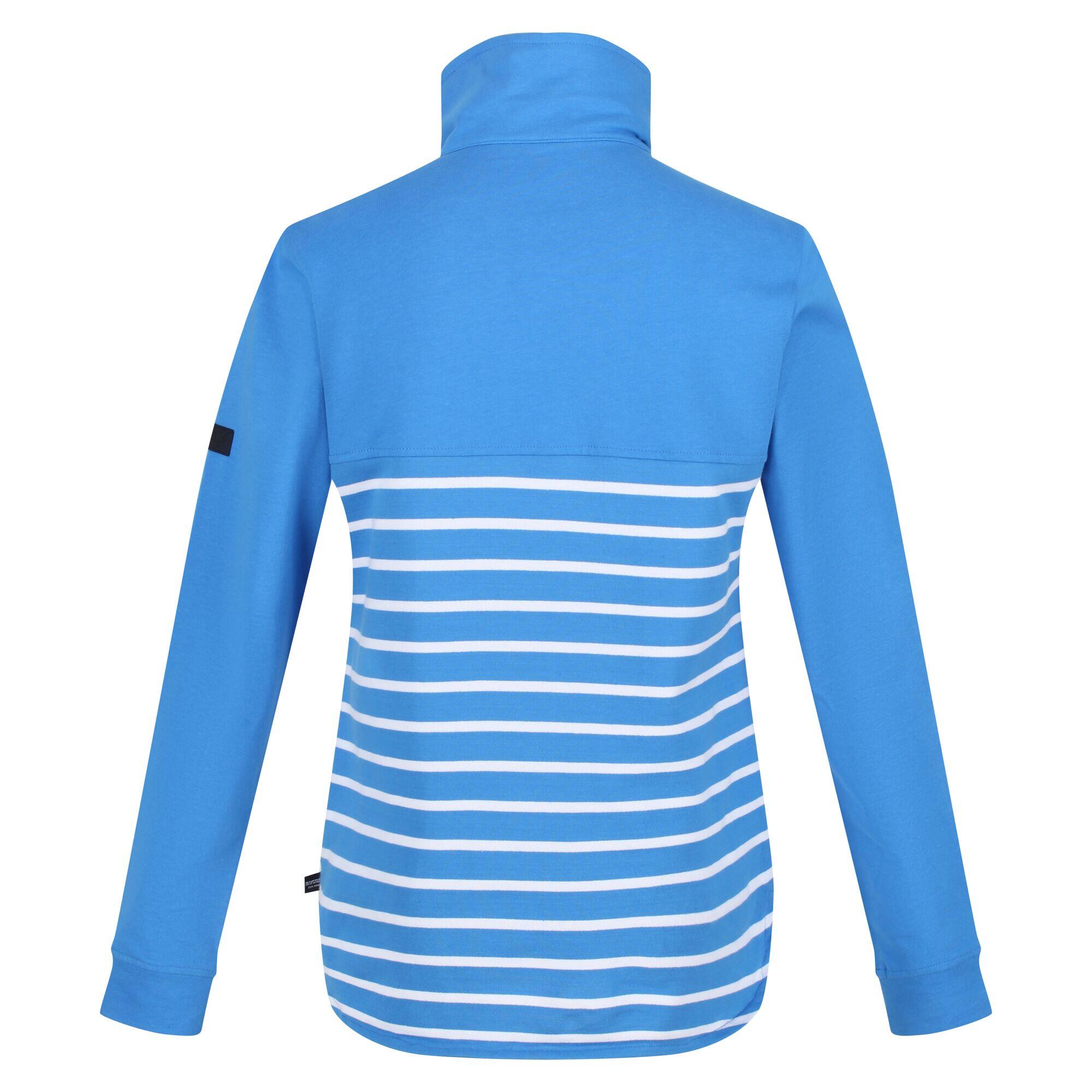 Womens/Ladies Camiola II Stripe Fleece Top (Sonic Blue/White) 2/5