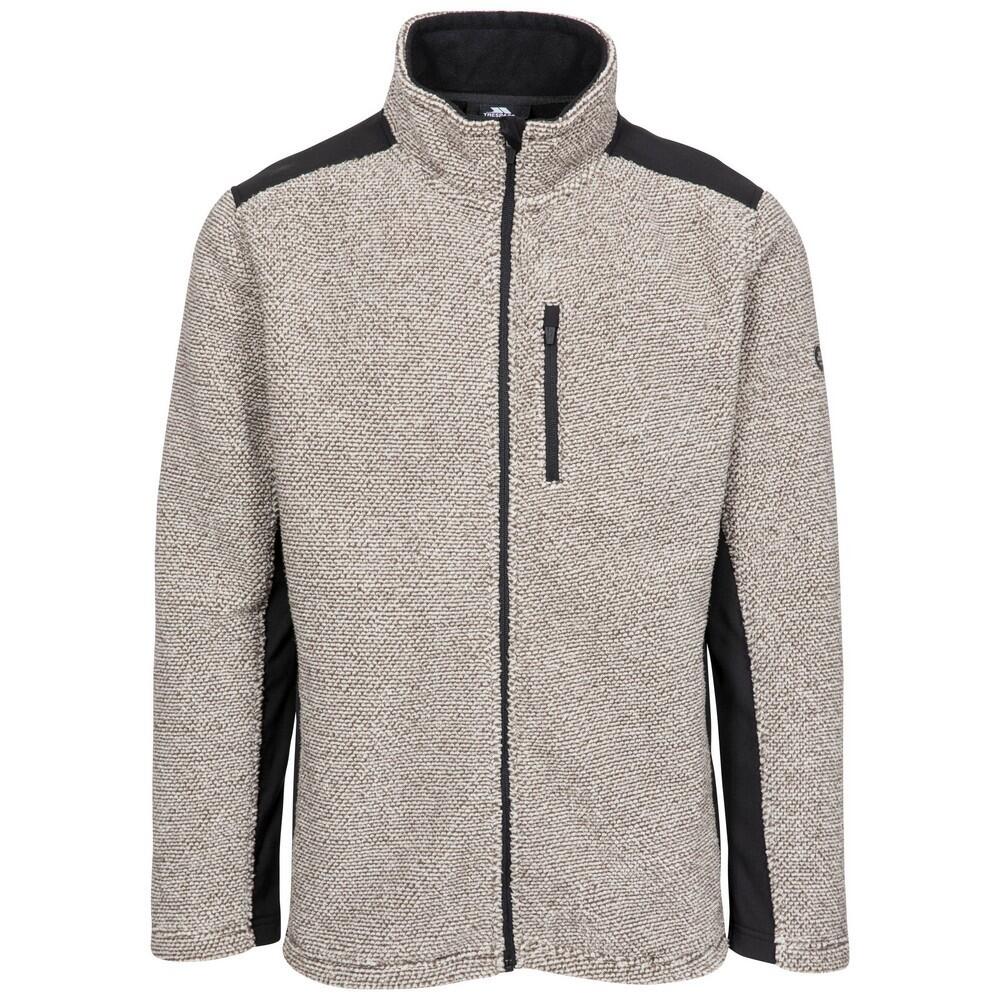 Mens Farantino Fleece Jacket (Truffle Brown Stripe)