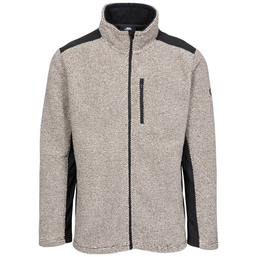 FARANTINO Men's fleece jacket (Beige)